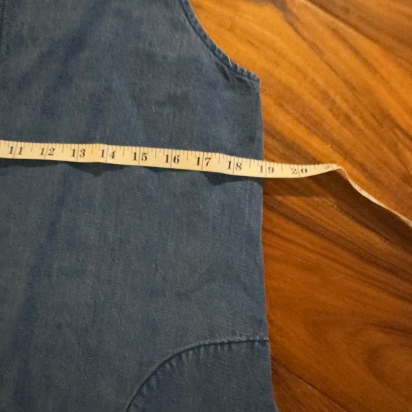 Aritzia Wilfred Trompette Dress With Linen Blue M - Picture 15 of 15